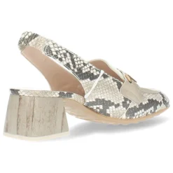 Slangenprint slingbacks