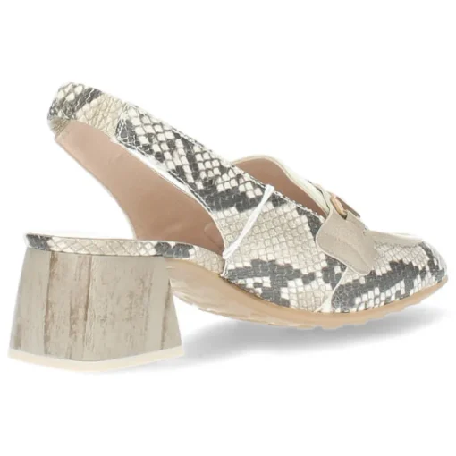 Slangenprint slingbacks