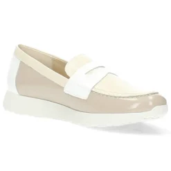 Taupe loafers