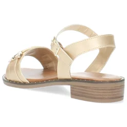 Taupe sandalen