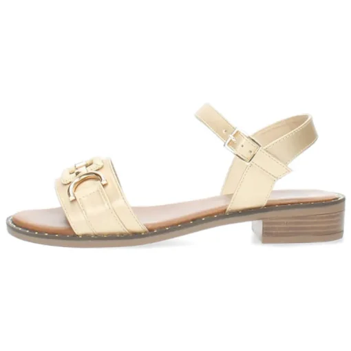 Taupe sandalen