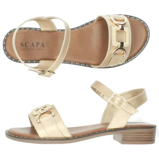 Taupe sandalen