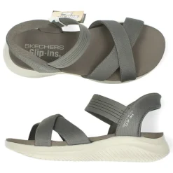 Taupe sandalen