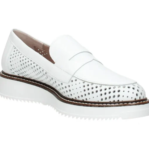 Witte loafers