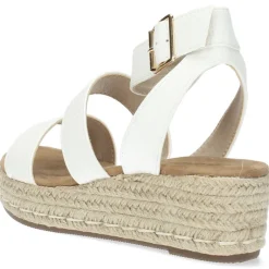 Witte sandalen