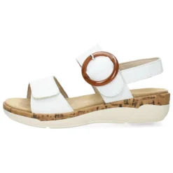 Witte sandalen