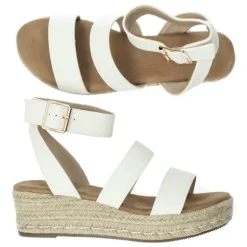 Witte sandalen