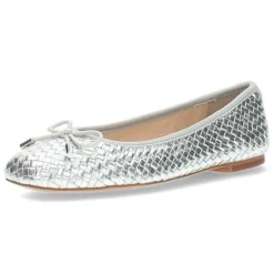 Zilveren ballerina's