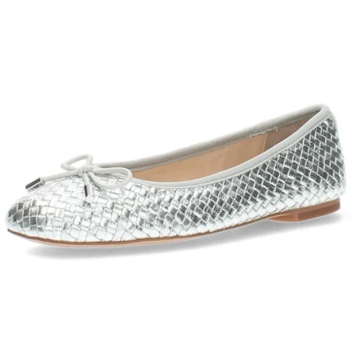 Zilveren ballerina's