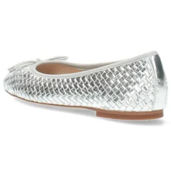 Zilveren ballerina's