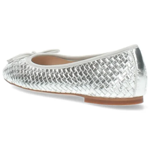 Zilveren ballerina's