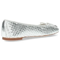 Zilveren ballerina's