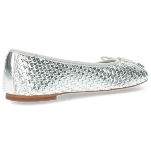 Zilveren ballerina's