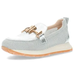 Zilveren loafers