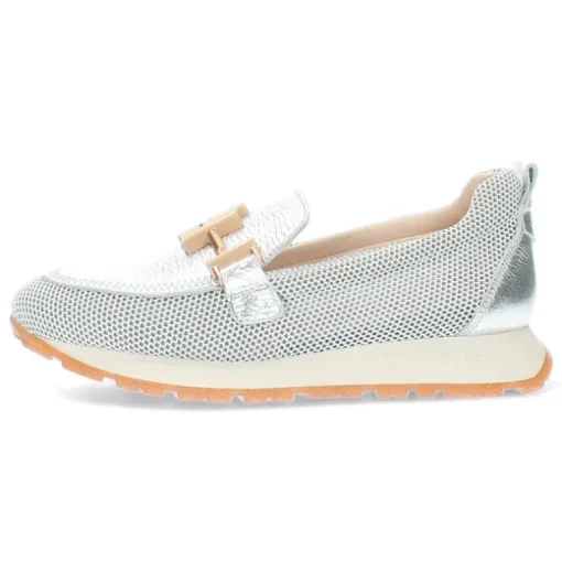 Zilveren loafers