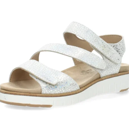 Zilveren sandalen