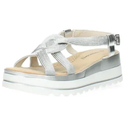 Zilveren sandalen