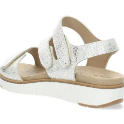 Zilveren sandalen