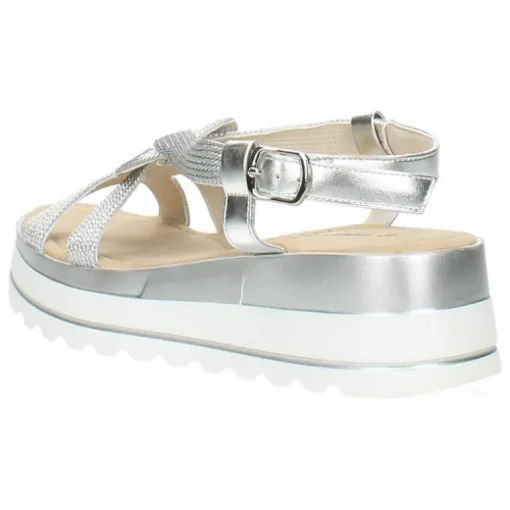 Zilveren sandalen