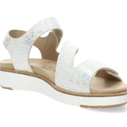 Zilveren sandalen