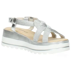 Zilveren sandalen