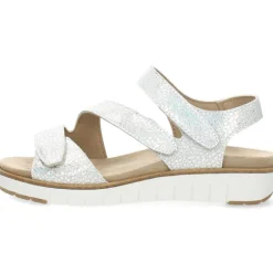 Zilveren sandalen