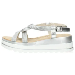 Zilveren sandalen