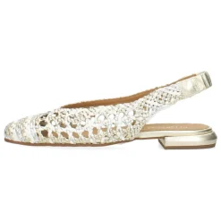 Zilveren slingbacks