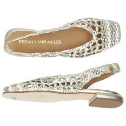 Zilveren slingbacks