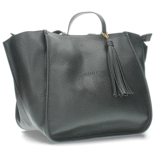 Zwarte shopper