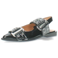 Zwarte slingbacks