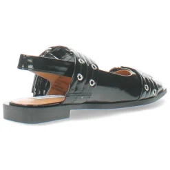 Zwarte slingbacks