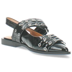 Zwarte slingbacks