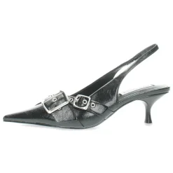 Zwarte slingbacks