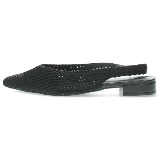 Zwarte slingbacks