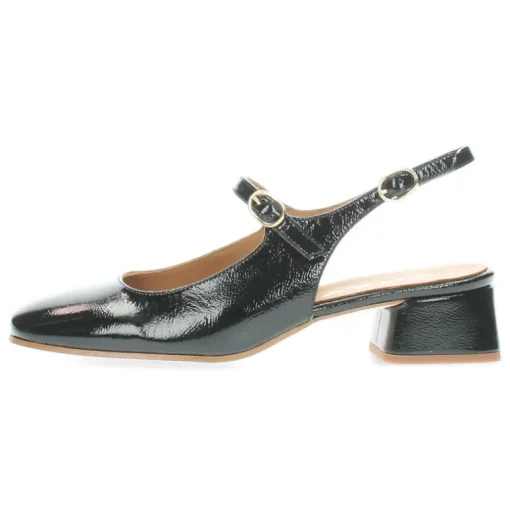 Zwarte slingbacks