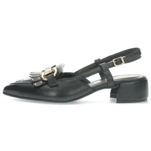 Zwarte slingbacks