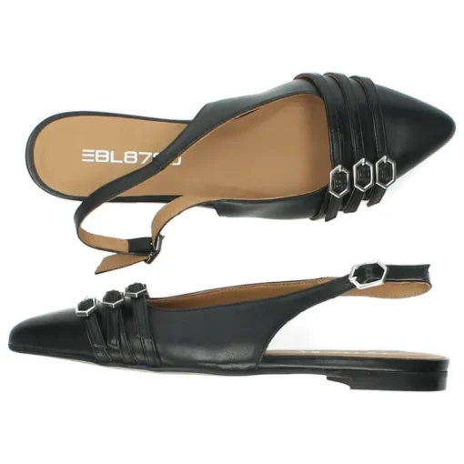 Zwarte slingbacks