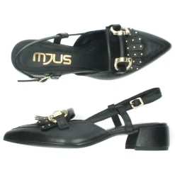 Zwarte slingbacks