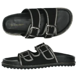 Zwarte slippers