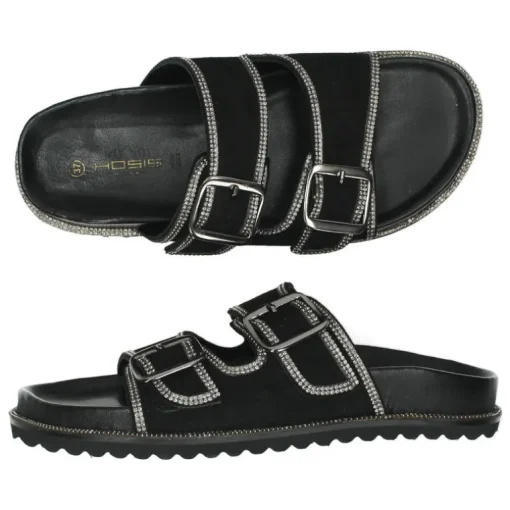 Zwarte slippers