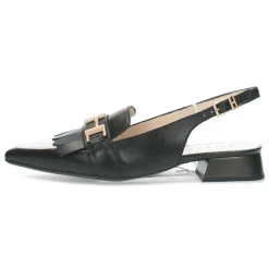 Zwart/Witte slingbacks