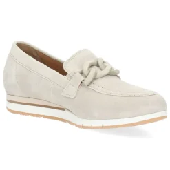 Beige loafers