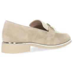 Beige loafers