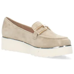 Beige loafers