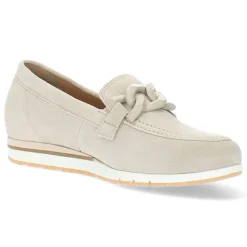 Beige loafers