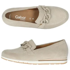 Beige loafers