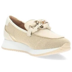 Beige loafers