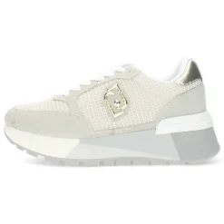 Beige plateau sneakers