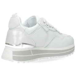 Beige plateau sneakers